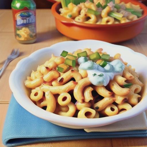 Buffalo Chicken Macaroni and Cheese