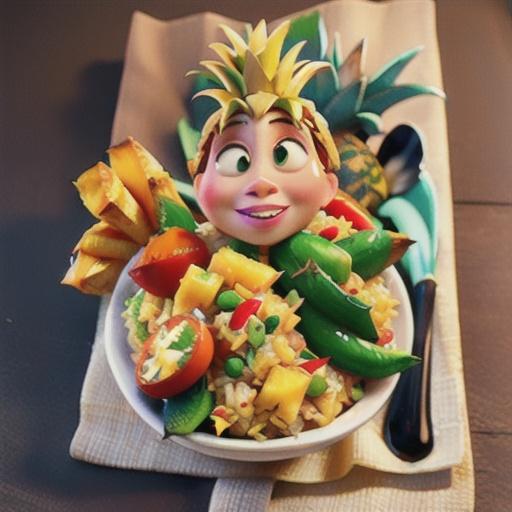 Thai pineapple fried rice recipe