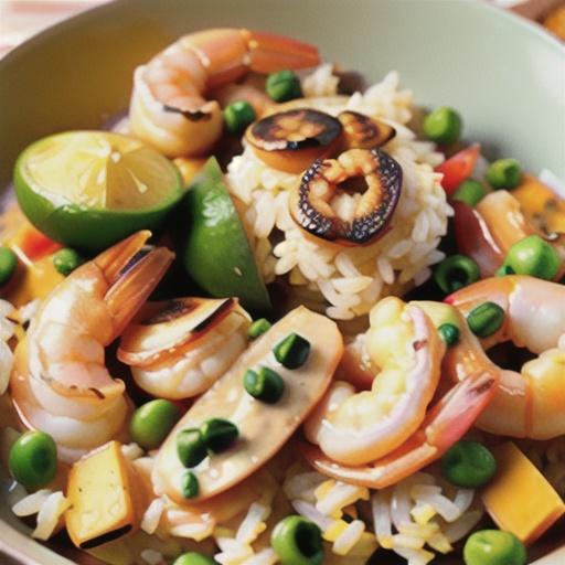 Cheesy Shrimp and Rice