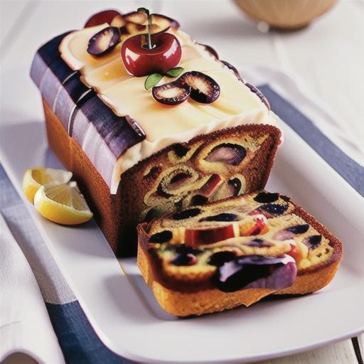 Cherry coconut loaf