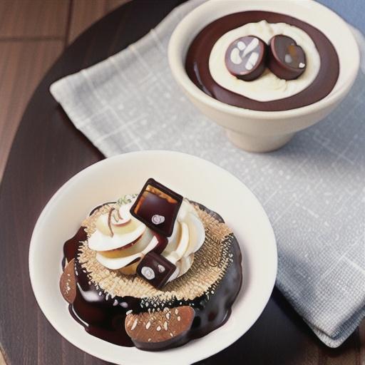 Chocolate rice pudding