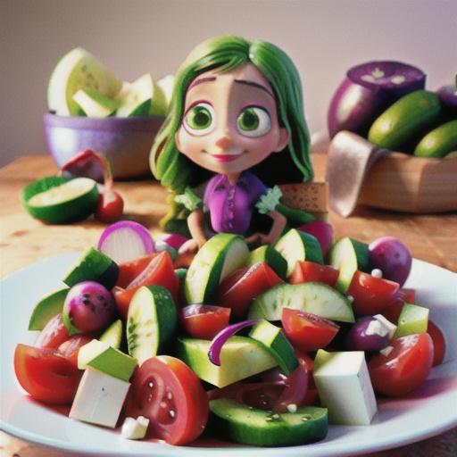 Creamy Cucumber, Radish, and Tomato Salad