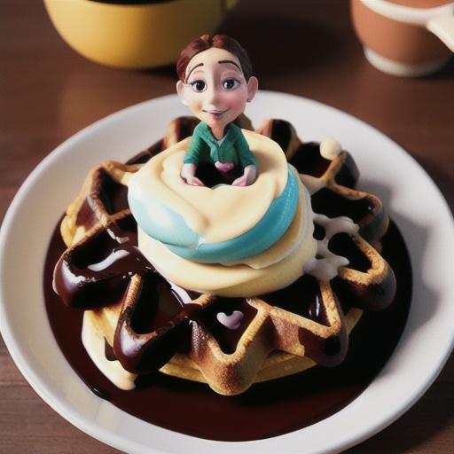 Brownie Batter Waffles