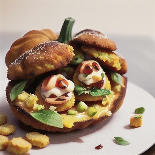 Crispy pumpkin and quinoa croquettes