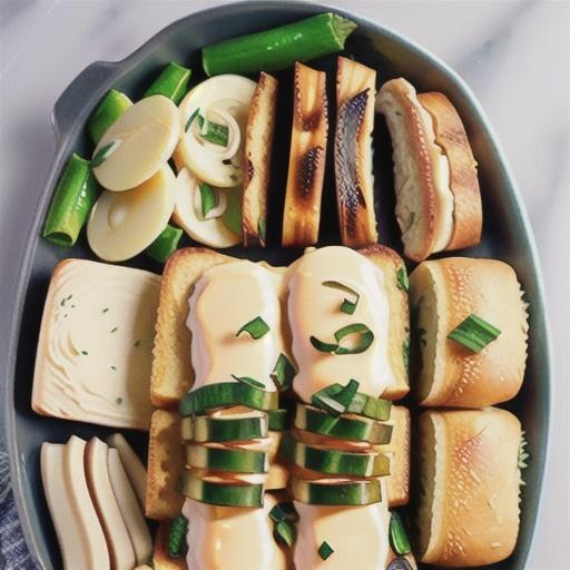 French onion chicken and garlic bread bake recipe