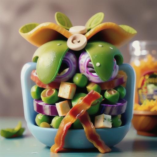 Bacon Ranch Pea Salad