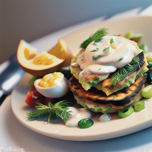 Salmon Patties with Dill Sauce