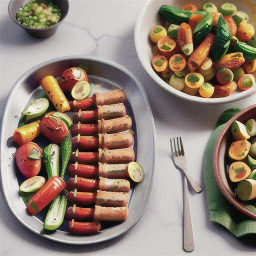 Sheet Pan Sausage and Seasonal Vegetables