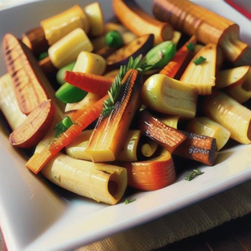 Roasted Parsnips and Carrots