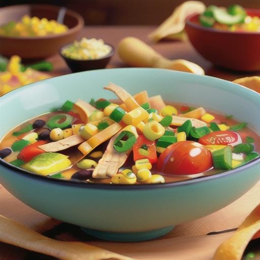 Spicy Mexican Tortilla Soup