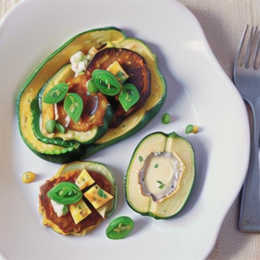 Zucchini and feta fritters