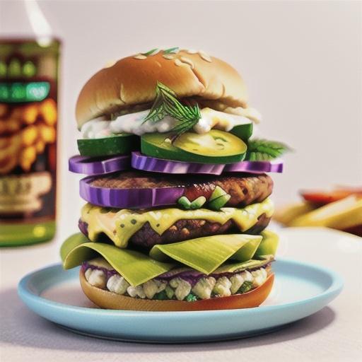 Salmon and dill burgers with kale coleslaw