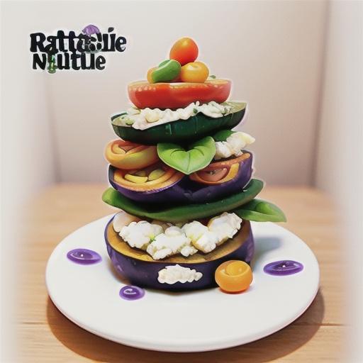 Vegetable and ricotta stack