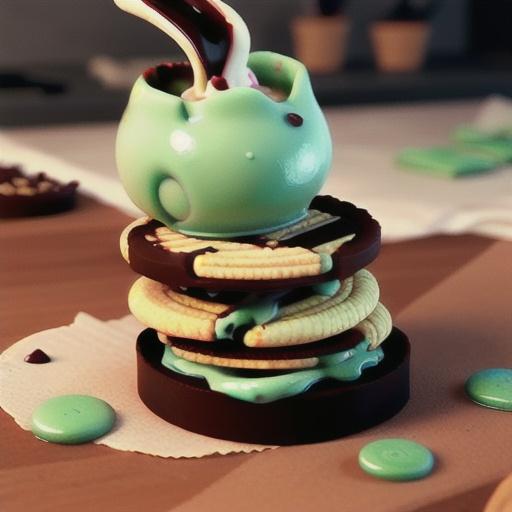Mint Wafer Cookies