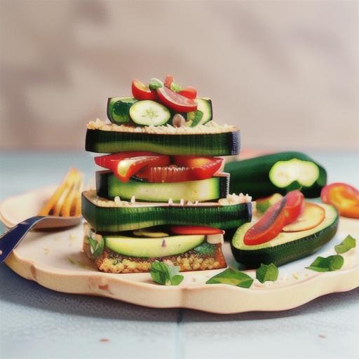 Healthy zucchini superfood slice recipe