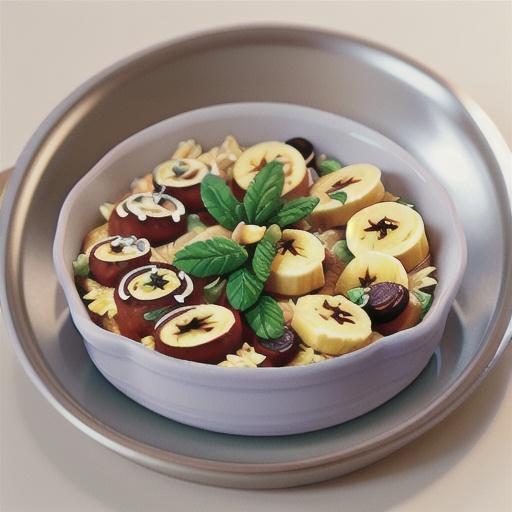 Microwave Banana Baked Oats