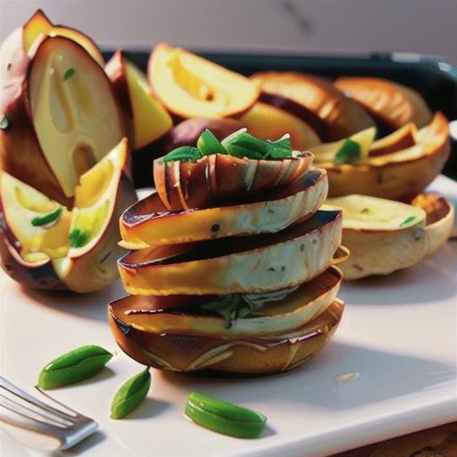 Air Fryer Hasselback Potatoes