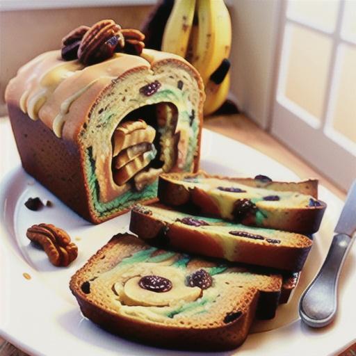 Banana and walnut bread