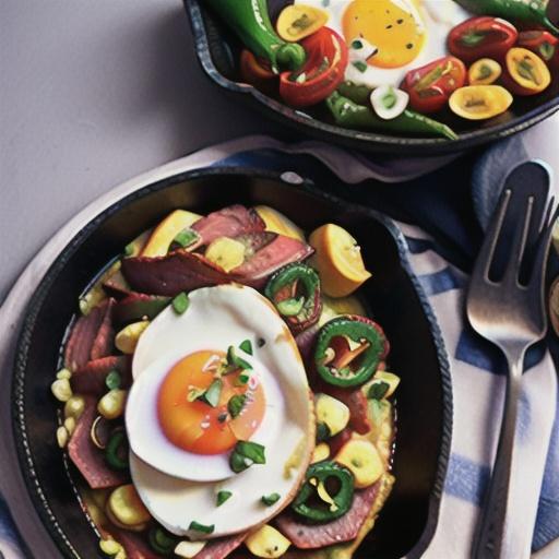 One Skillet Corned Beef Hash Breakfast