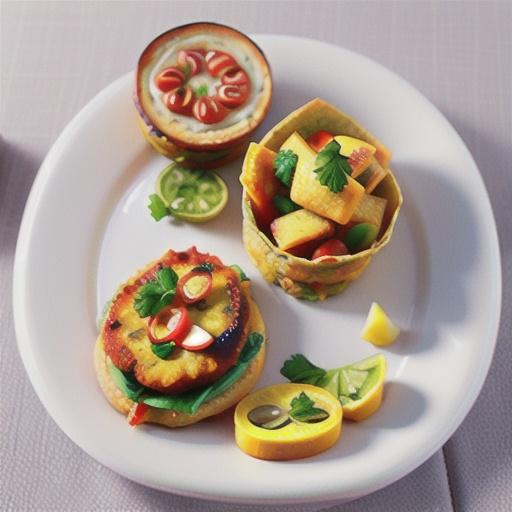 Barbecued fish patties