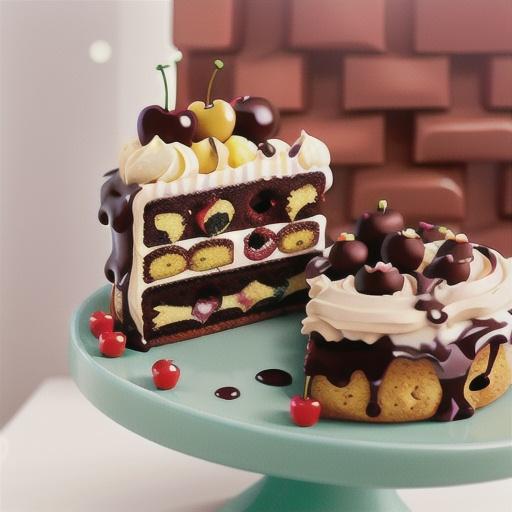 Cherry Chocolate Chipper Cake