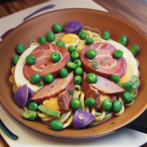 Easy Ham and Noodles