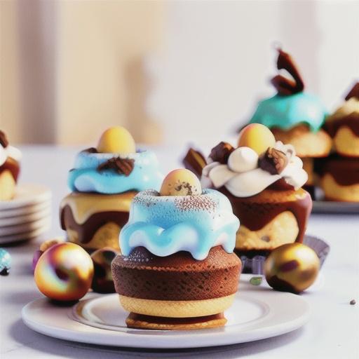 Mini Eggnog Bundt Cakes