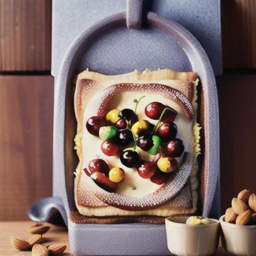 Sour cherry and almond torte