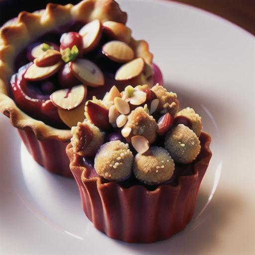 Cherry Pie with Almond Crumb Topping