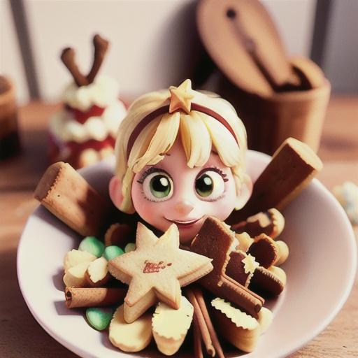 Vanilla & cinnamon shortbread stars