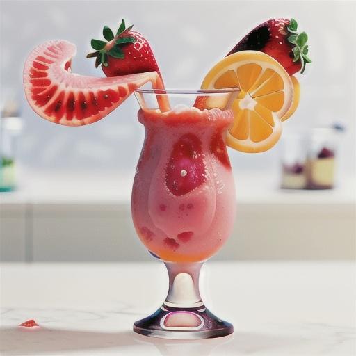 Strawberry slushie