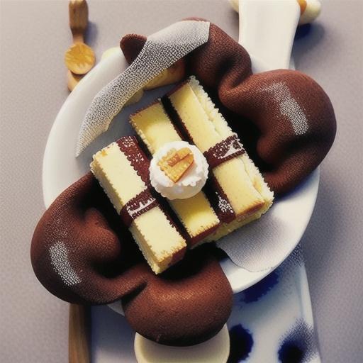 Jam and vanilla cream lamingtons