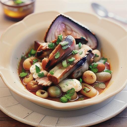 Lamb shank cassoulet