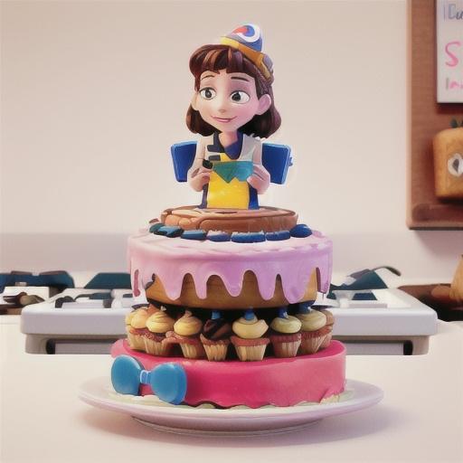 Happy Birthday Cell Phone Cake