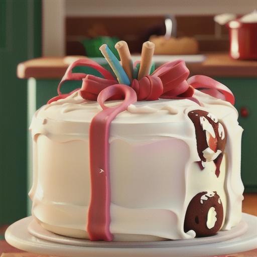 Christmas Present Cake