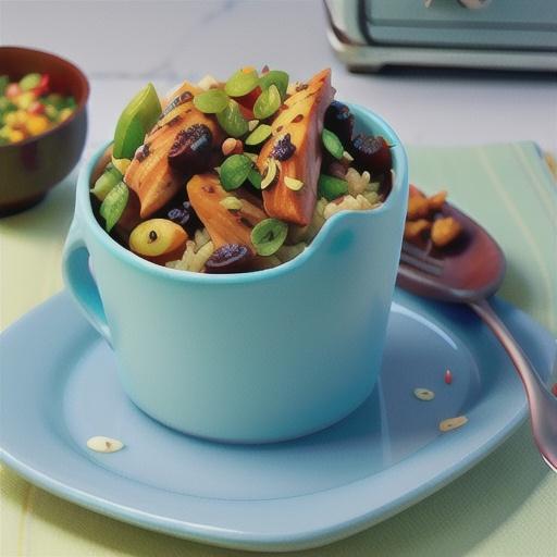 Spiced chicken & raisin pilaf