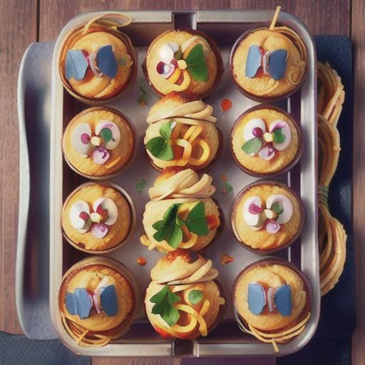 Spaghetti bolognese cups