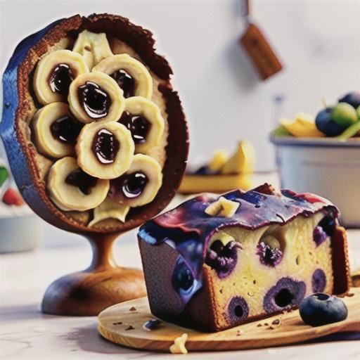 Blueberry and banana bread