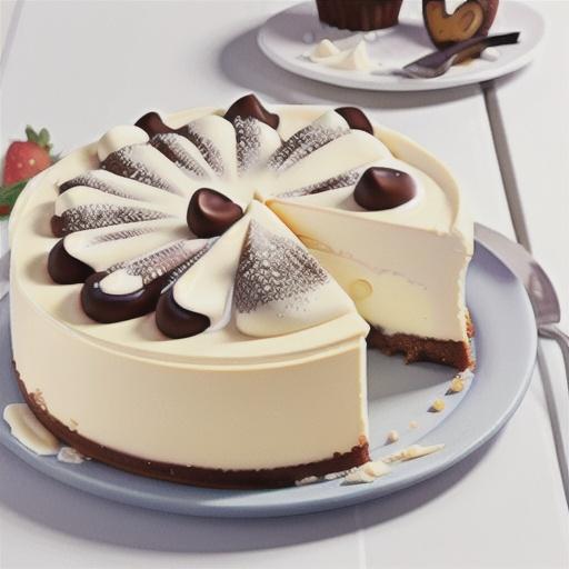 White chocolate cheesecake