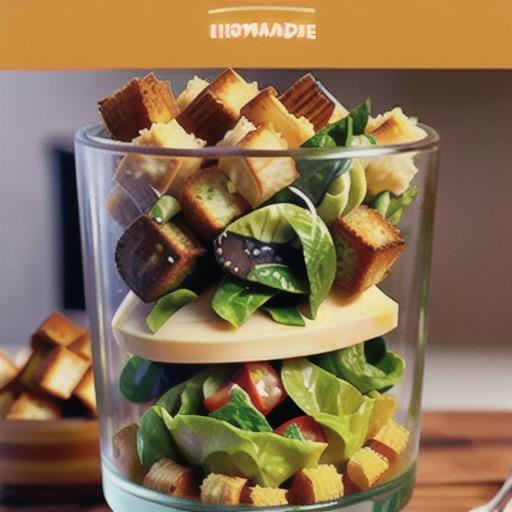 Classic Caesar Salad with Homemade Croutons