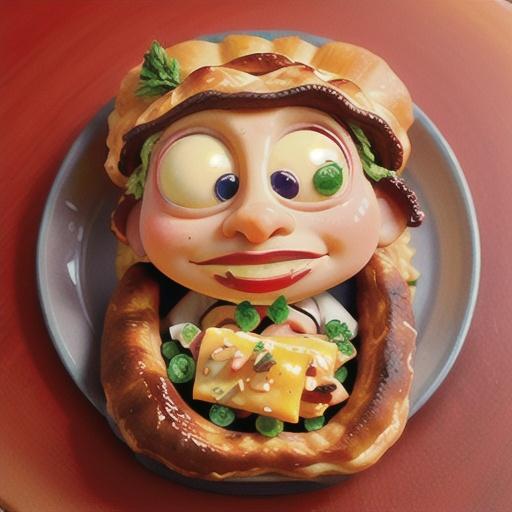 Slow-cooked smoky beef with cheesy herb twists