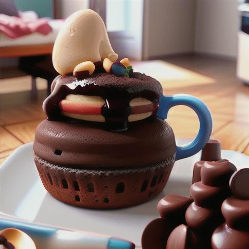 Chocolate Molten Lava Mug Cakes