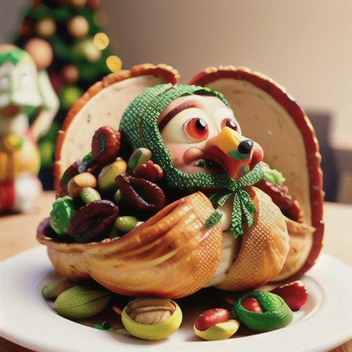 Turkey with couscous, pistachio & cranberry stuffing