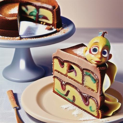 Pear Cake with Cinnamon Buttercream Frosting