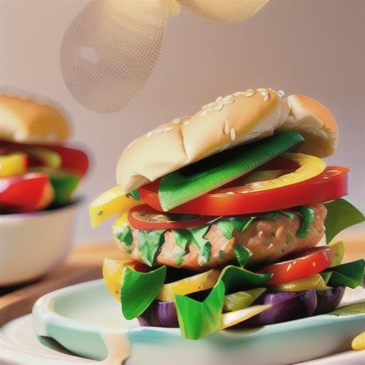 Lemony Salmon Burgers