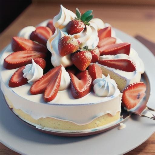 6-Ingredient Strawberry Cake