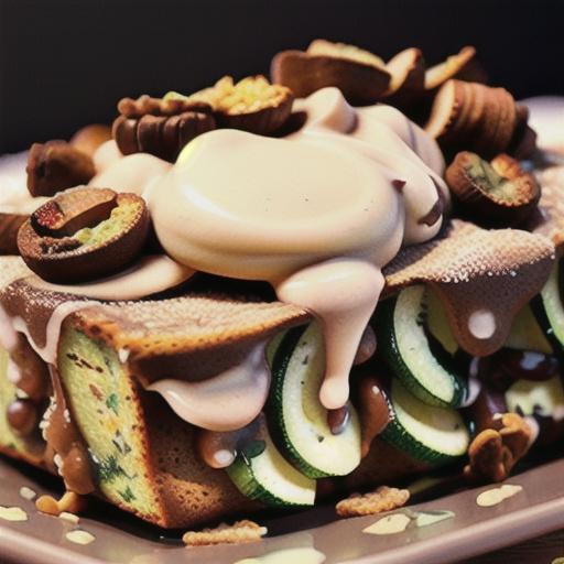 Zucchini Bread with Cinnamon Sugar Topping