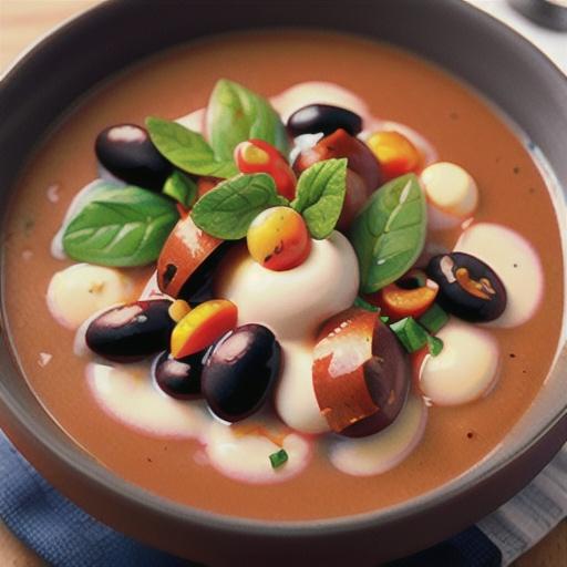 Black Bean and Tomato Soup