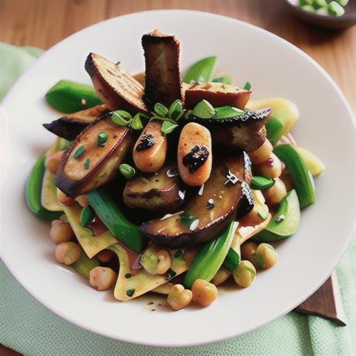 Lamb with spicy chickpeas