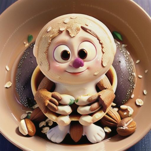 Vegan Vanilla Nut Oatmeal